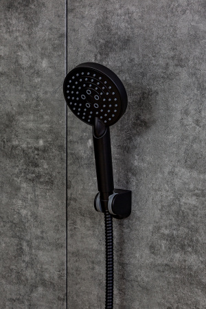 Душевая лейка Orange O-Shower OS03b 3 режима, черный матовый